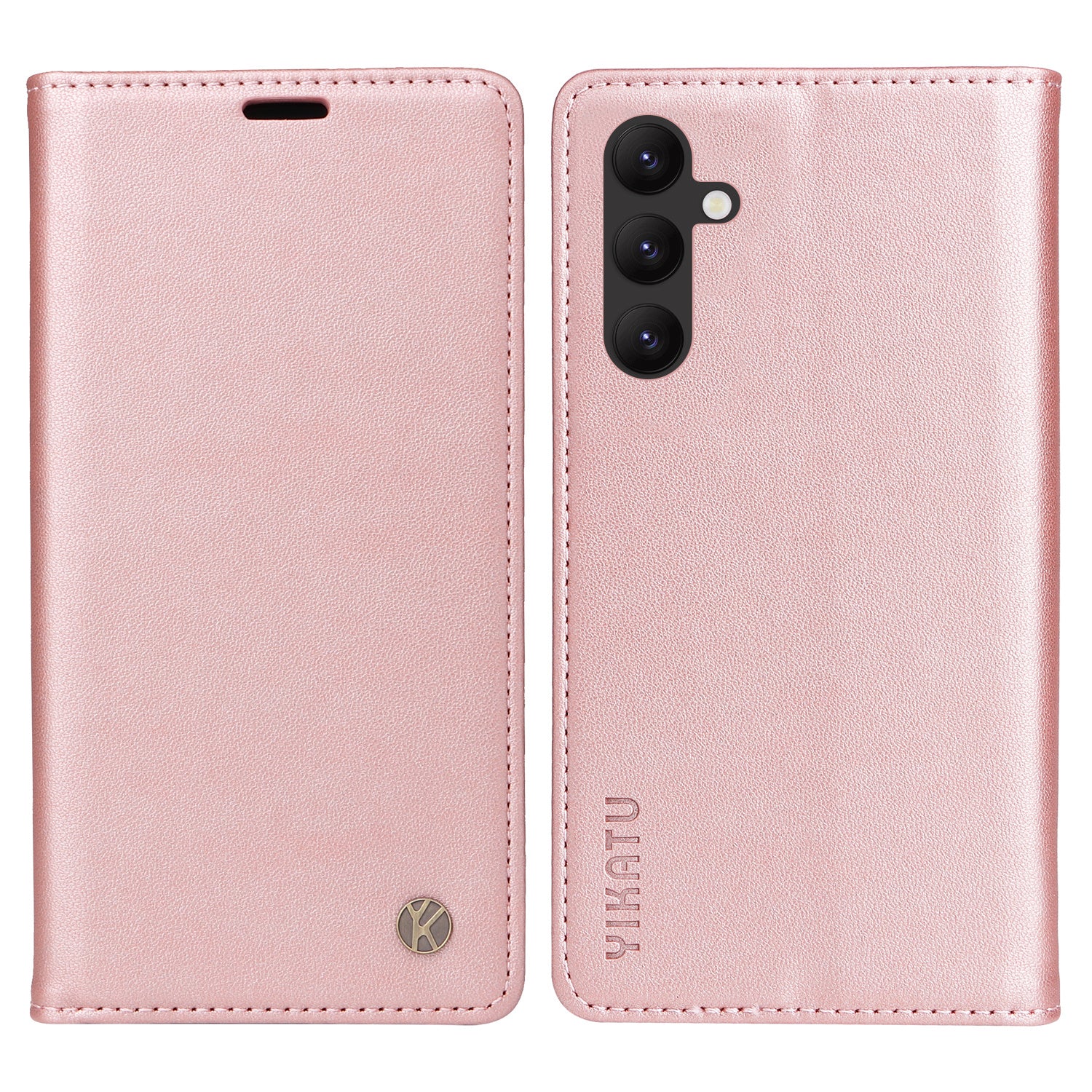 YIKATU YK-001 til Samsung Galaxy A24 4G PU læder flip cover pungtelefon etui med stativ YIKATU YK-001 til Samsung Galaxy A24 4G PU læder flip cover pungtelefon etui med stativ